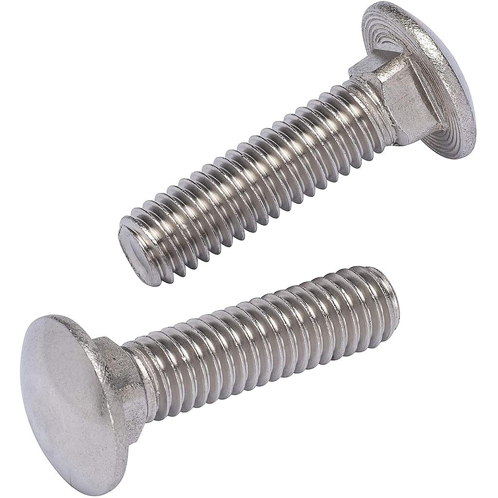 CARRIAGE SCREWS SS 3/8-16X2
