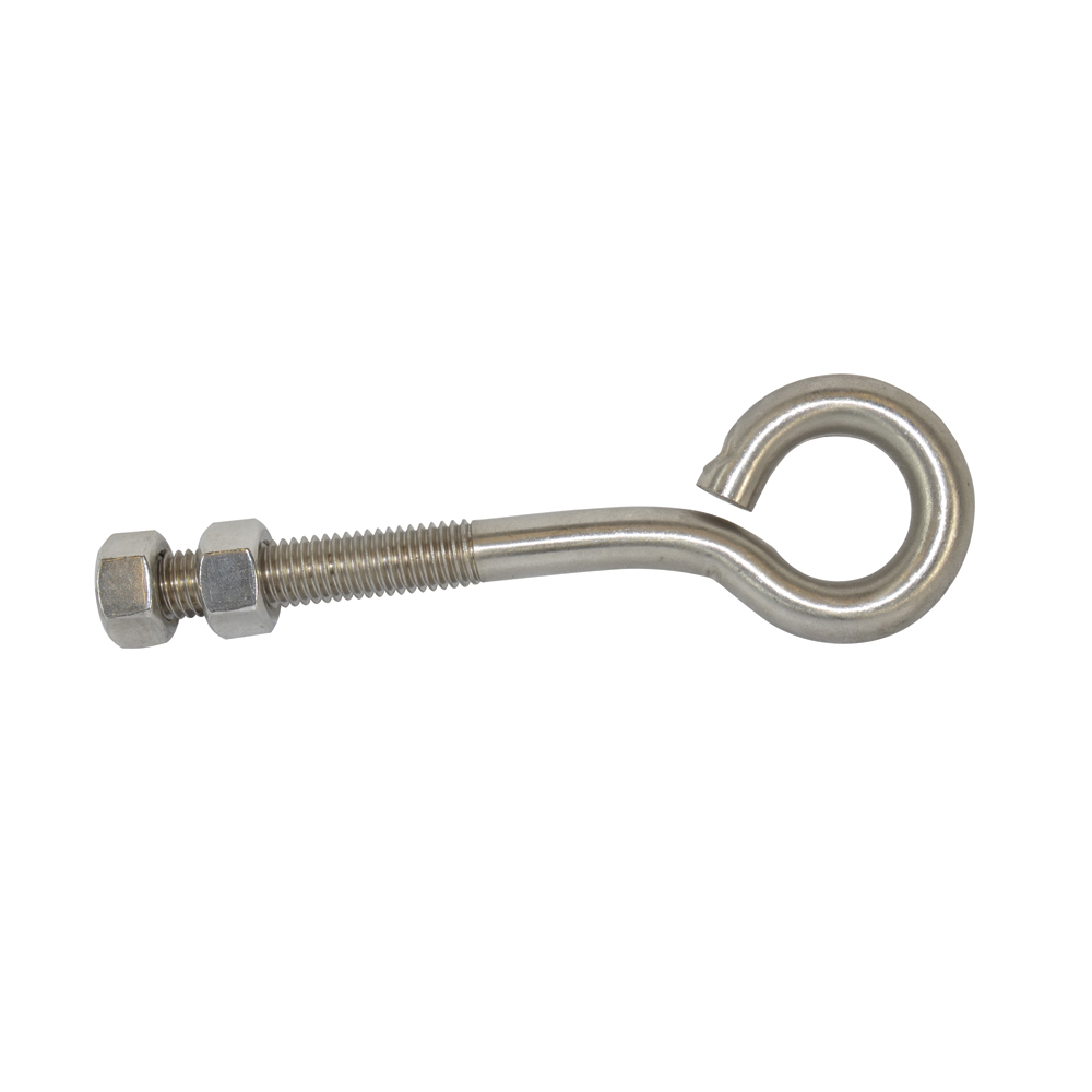 EYEBOLT W/NUT SS 10-24 X 2