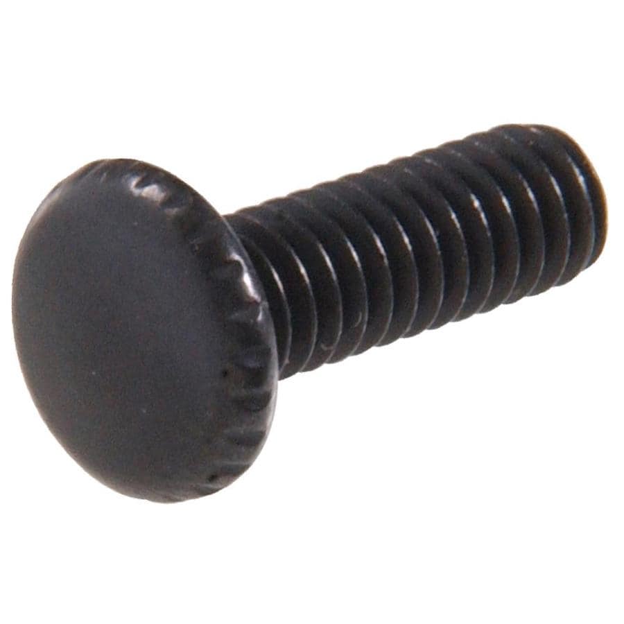 KNURLED SCREW 8-32*1/2 BLACK 