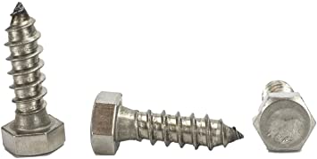 LAG SCREW SS 3/8X1