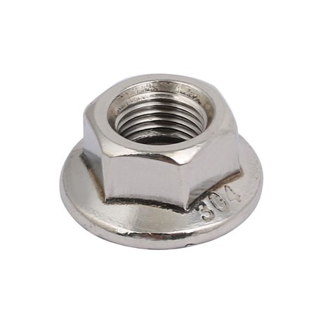 METRIC HEX FLANGE NUT M10 X 1.25
