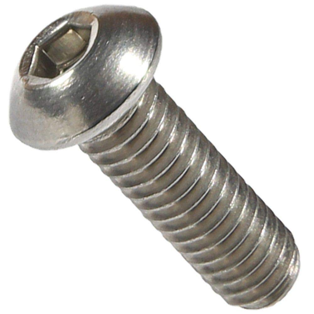 SS BUTTON SOCKET CAP SCREW 5/16-18 X 1-1/2