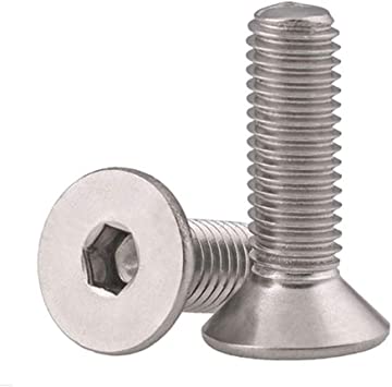 SS FLAT SOCKET CAP SCREW 5/16-18 X 3/4