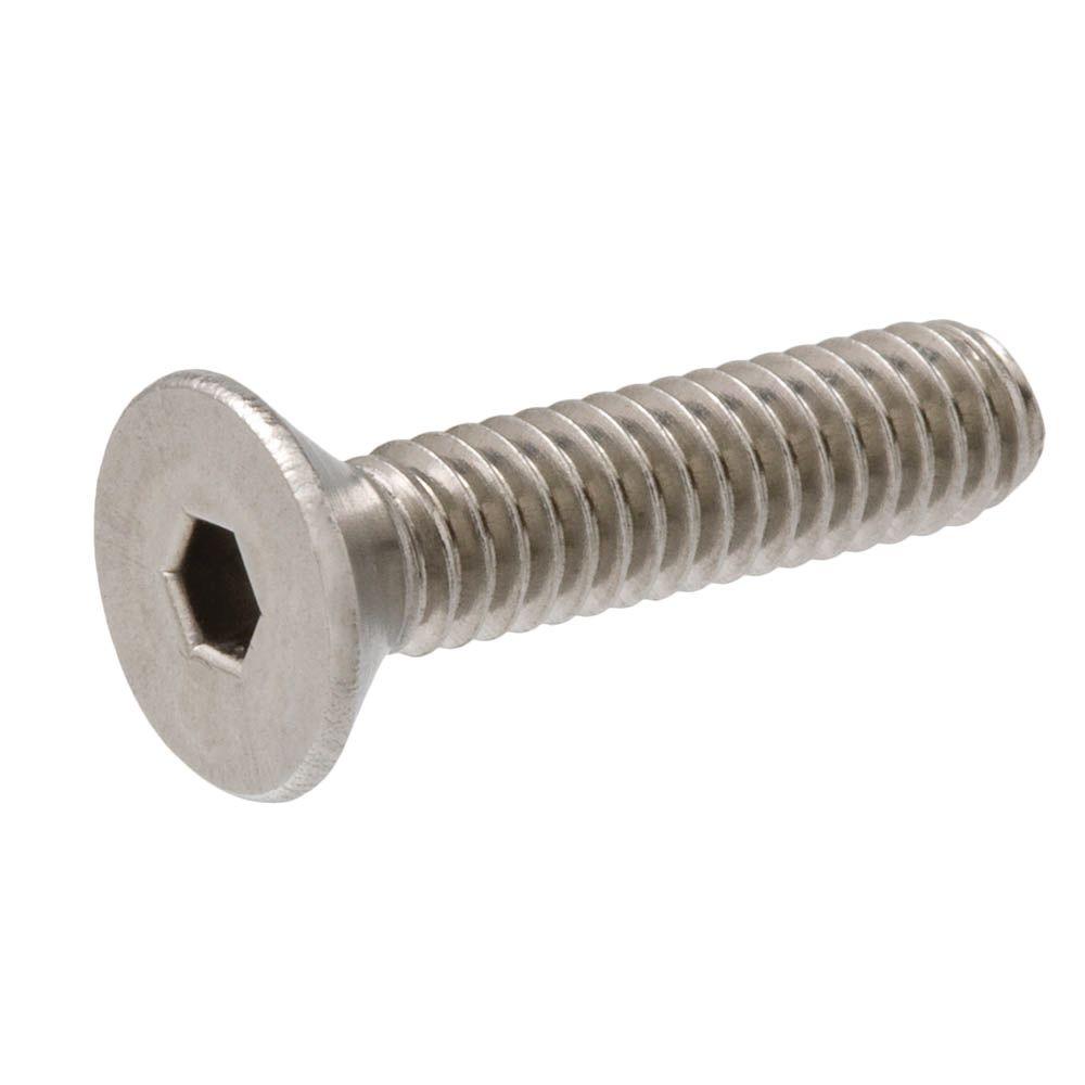 SS FLAT SOCKET CAP SCREW 6-32 X 3/8