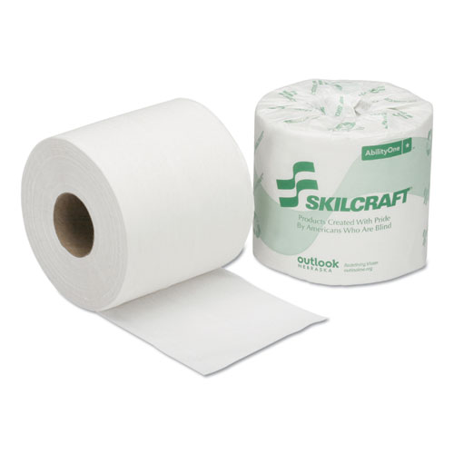 Septic Safe Toilet Tissue 1-Ply White, 1,200 Sheets/Roll