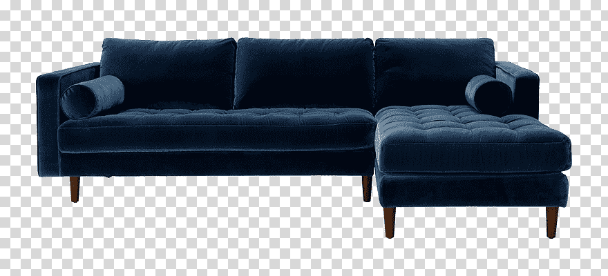 L Shape Sofa with Table 7Person BLUE