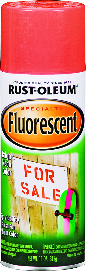 SPRYPNT FLUO RED/OR 11OZ.