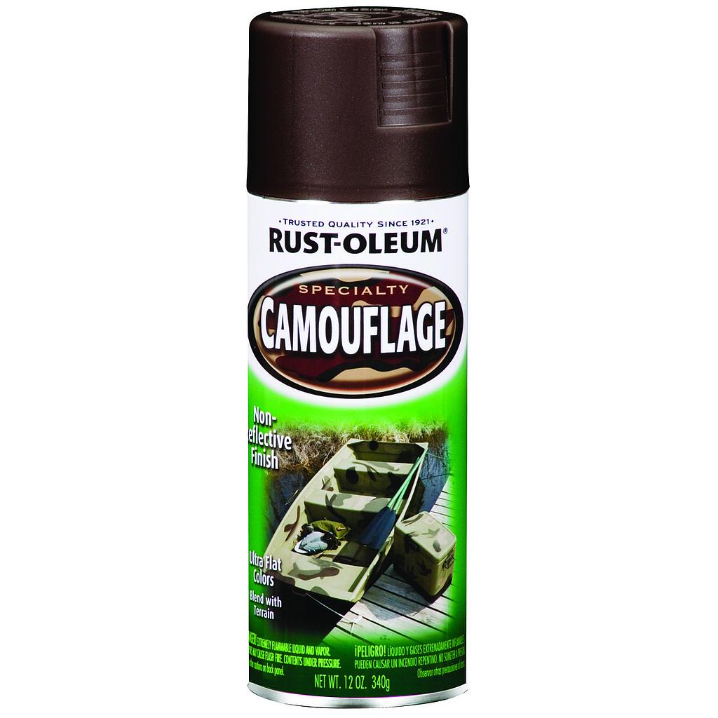 SPRY PAINT BRN CAMO 12OZ.