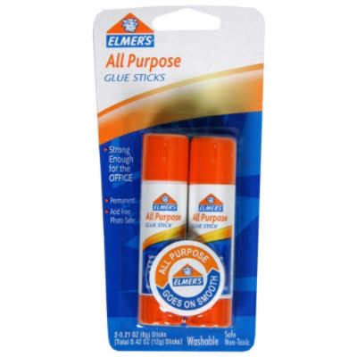 GLUE STICK 2 PK ALL PURP.