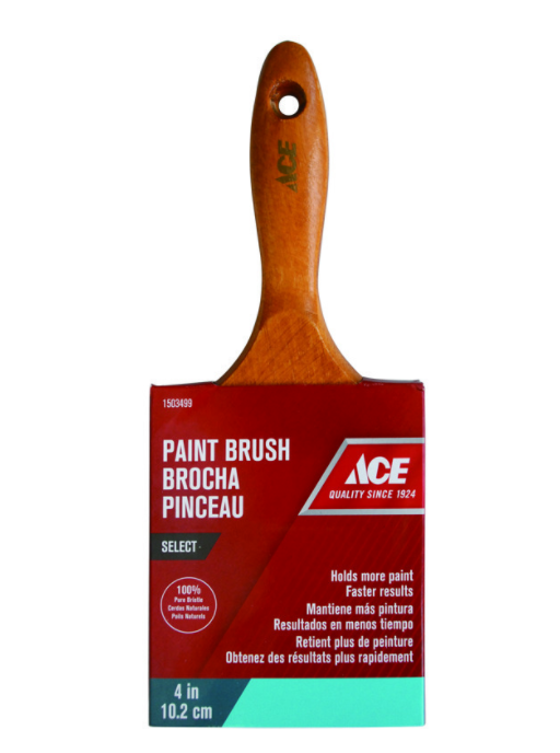 ACE PREM FLAT BRUSH 4".