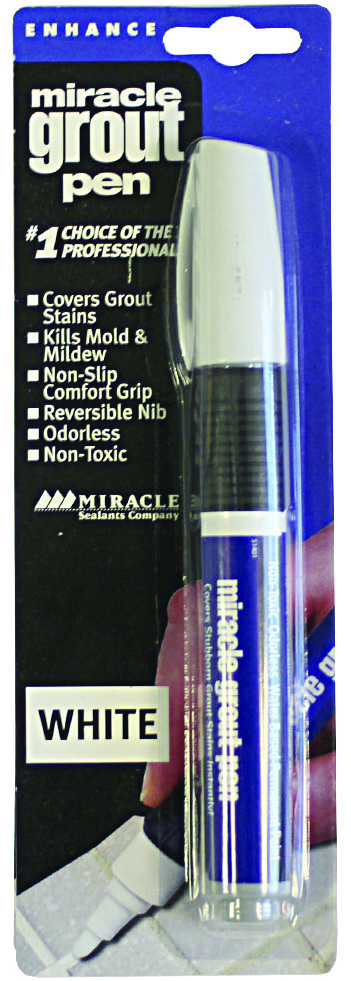 GROUT PEN WHITE MIRACLE.