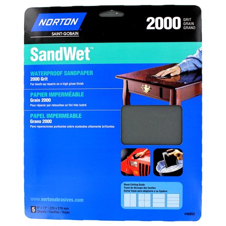 SANDPAPR WATRPRF2000G5PK