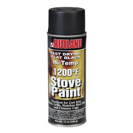 SPRAYPAINT STOV 12OZ BLK
