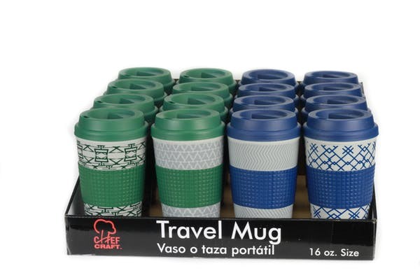 Chef Craft 16 oz. Travel Mug Assorted.