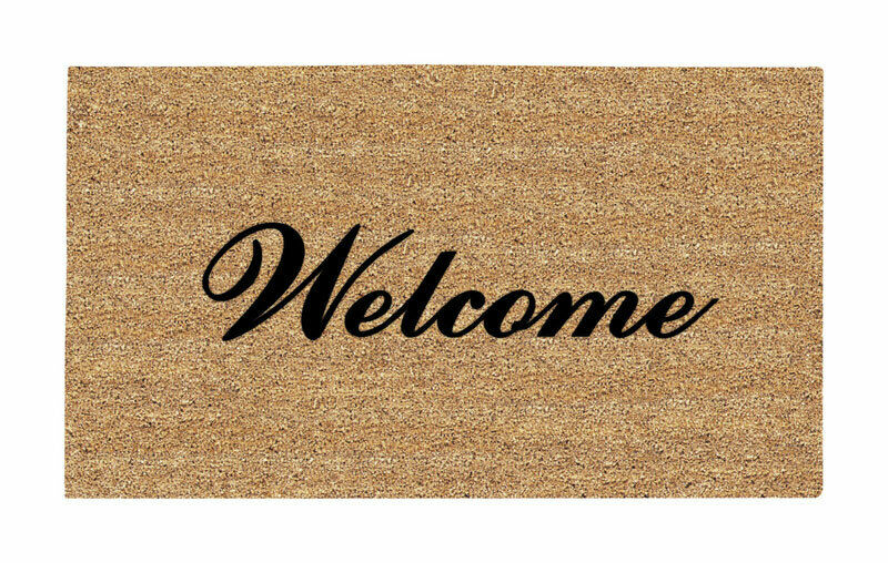 MAT COIR WELCOME 16X27".