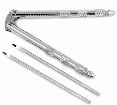 Chef Craft Silver Stainless Steel Nut Cracker With Picks.