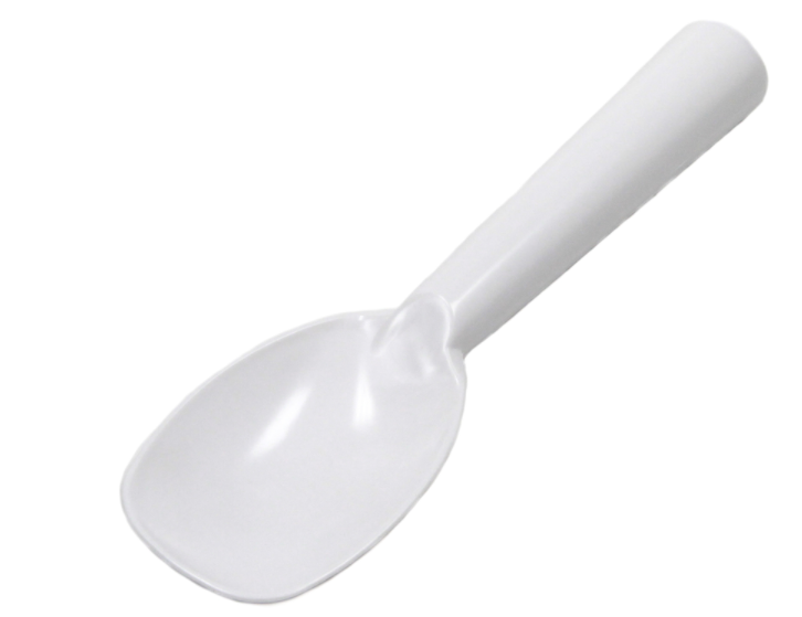 Chef Craft 11 in. L White Plastic Ice Cream Paddle.