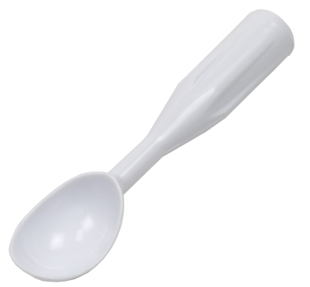 Chef Craft 9.5 in. L White Plastic Ice Cream Scoop.