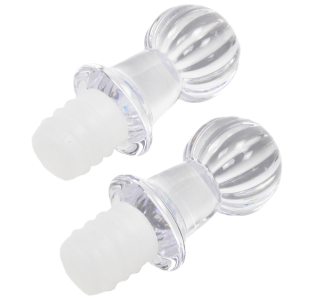 Chef Craft Clear Glass Bottle Stopper.