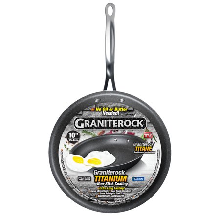 FRY PAN GRNT RCK 10" RND.