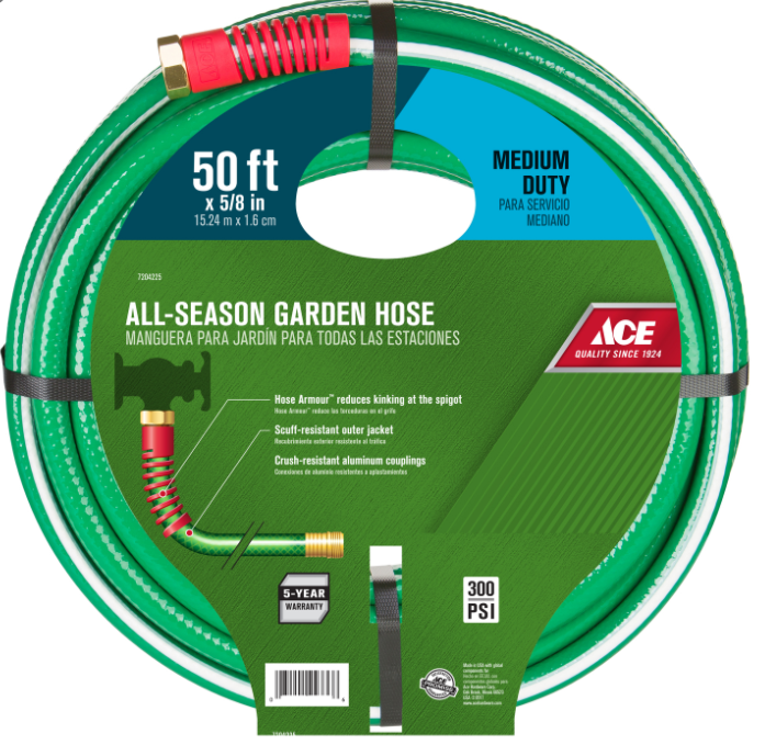 ALL SEASONS HOSE5/8"X50'.