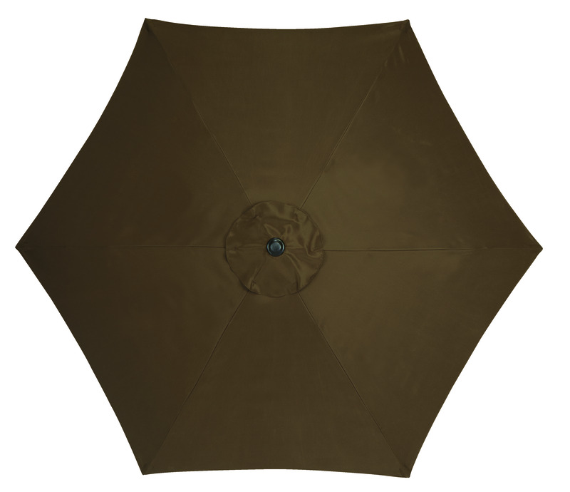 MARKET UMBRELLA BRWN 9'.