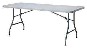 TABLE RECT PLST 6' WHT