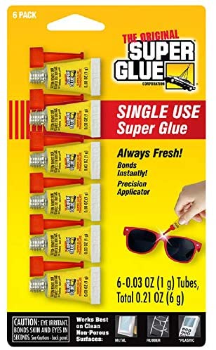 SUPER GLUE LIQUID 6PK