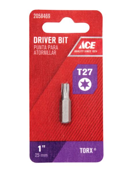 BIT INSERT #27 TORX ACE.