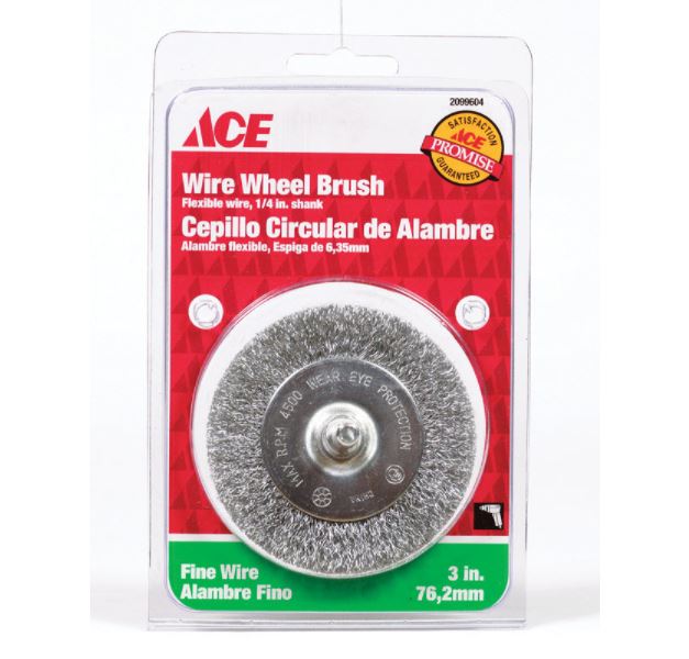 ACE BRUSH WHEEL FINE 3".