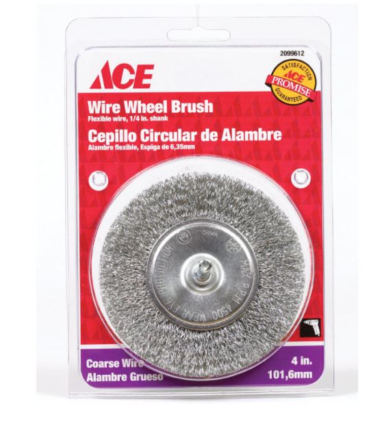 ACE BRUSH WHEEL COARSE4".