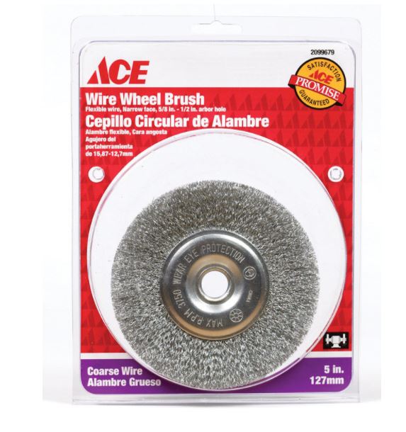 ACE BRUSH WHEEL COARSE5".