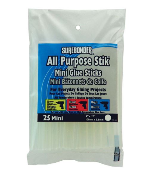 GLUE STICKS 0.3IN. CLR 2.