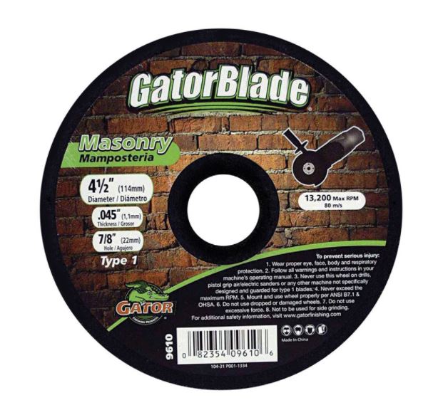 MASON WHEEL4.5X.045X7/8.
