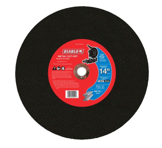 METAL CUTOFF DISC 14".