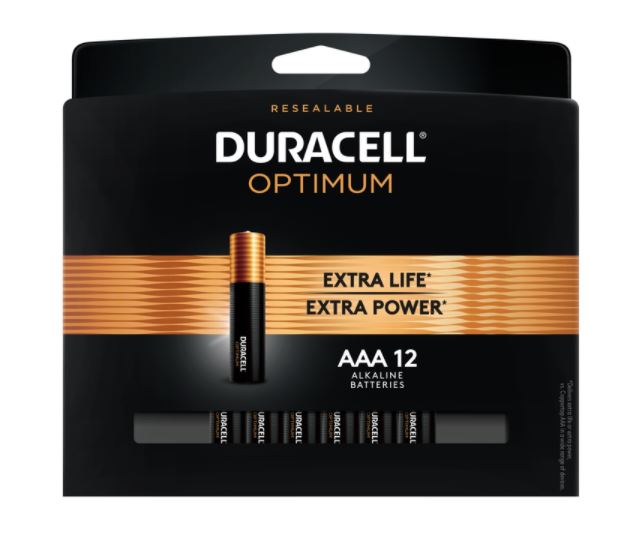 OPTIMUM BATTERY AAA 12PK                