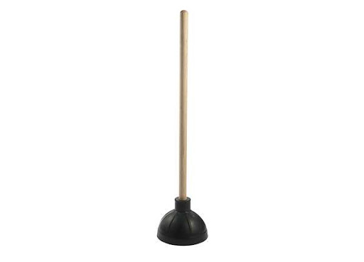 PLUNGER 6" BLACK CUP                    