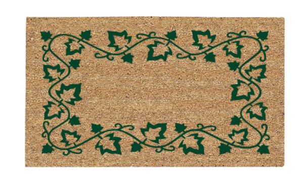 MAT COIR IVY BDR 16X27".