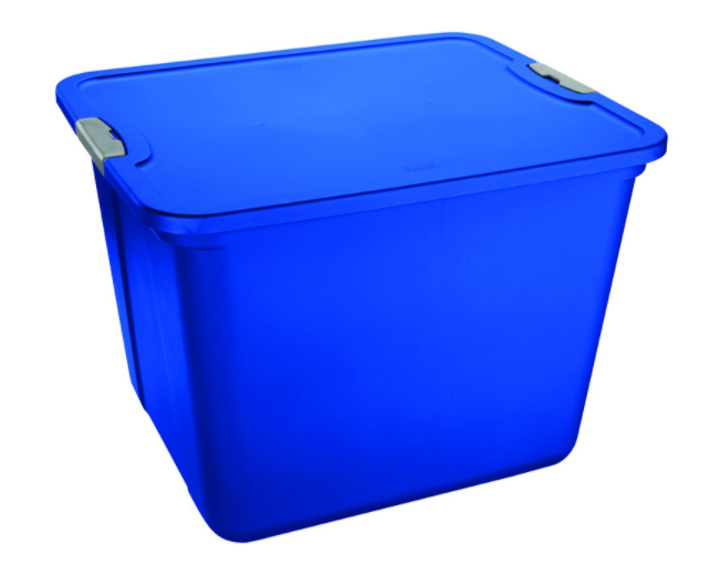 TOTE SNAP LID 20GL BLUE.