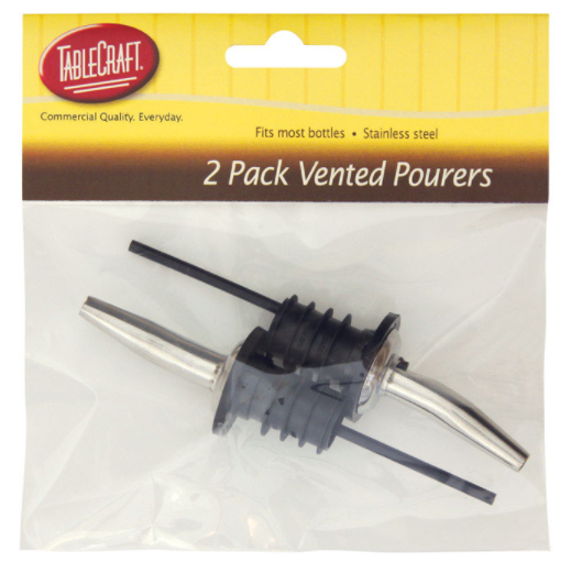 POURERS VENTED SS 2PK.