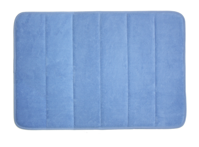 BATH RUG BLUE 17X24".