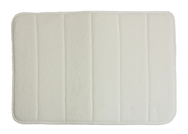 BATH RUG WHITE 17X24".