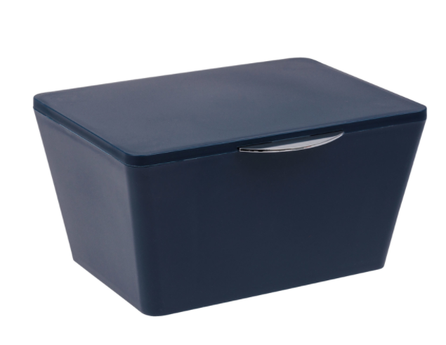 BATHROOM BOX DRK BLUE.