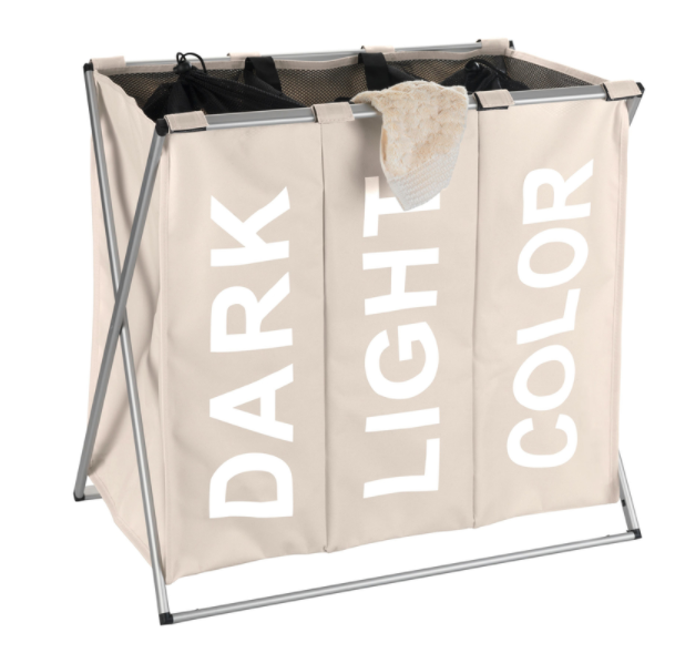 Wenko Polyester Divided Laundry Basket.