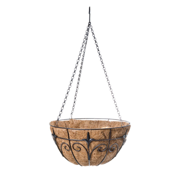 FINIAL HANG BASKET 14"                  