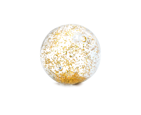 BEACH BALL VNL GLITR 28"                