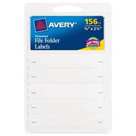 LABEL FILE 2.75X5/8PK156                