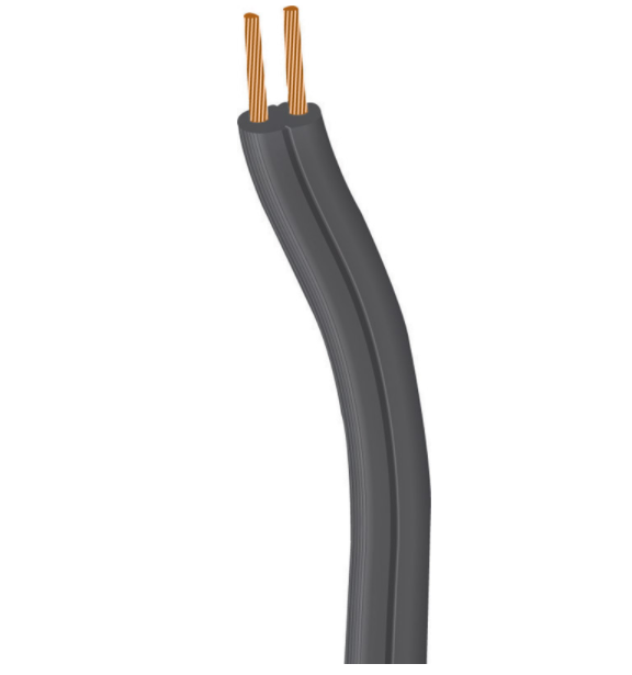 WIRE LAMP 18/2 SPT-1 BLK