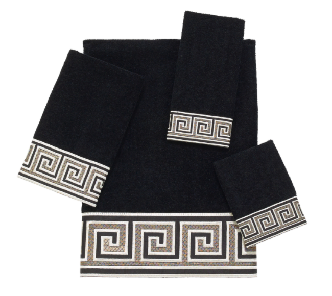 TOWEL SET ETERNTY BLK4PK