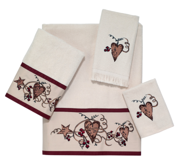 HEART STAR TWL SET 4PC
